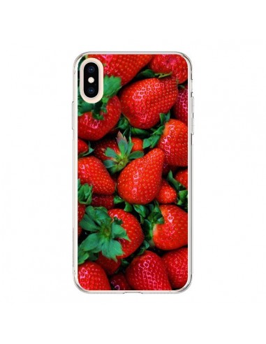 Coque iPhone XS Max Fraise Strawberry Fruit - Laetitia