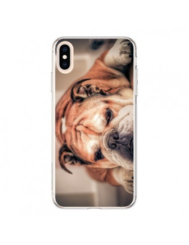 Coque iPhone XS Max Chien Bulldog Dog - Laetitia