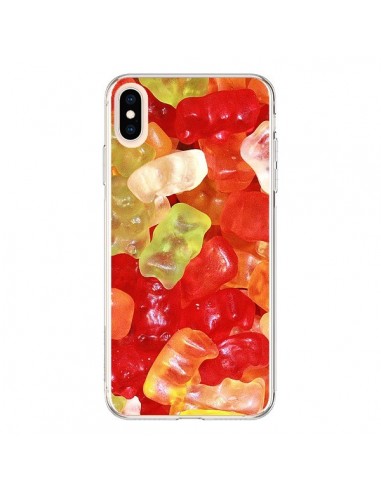 Coque iPhone XS Max Bonbon Ourson Multicolore Candy - Laetitia