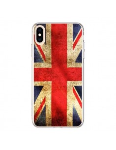 Coque iPhone XS Max Drapeau Angleterre Anglais UK - Laetitia