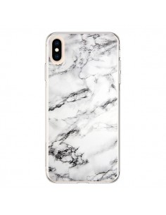 Coque iPhone XS Max Marbre Marble Blanc White - Laetitia