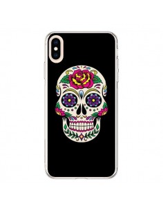 Coque iPhone XS Max Tête de Mort Mexicaine Multicolore...