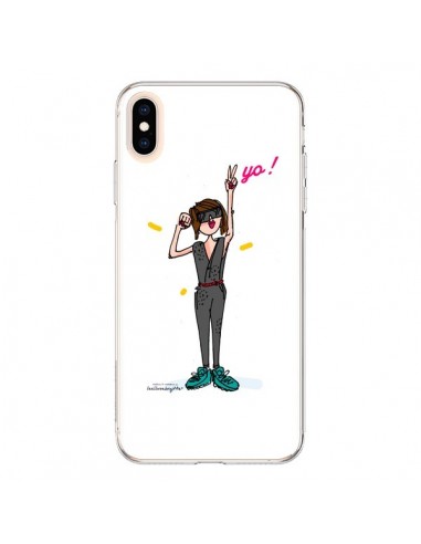 Coque iPhone XS Max Jeune Fille Yo - Leellouebrigitte