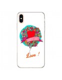 Coque iPhone XS Max Love Happy Life - Leellouebrigitte