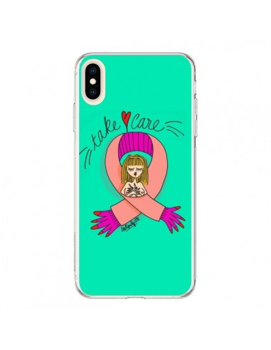 Coque iPhone XS Max Take care Maman Fête des Mères - Leellouebrigitte