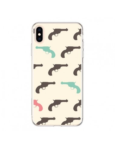 Coque iPhone XS Max Gun Pistolet - Leandro Pita