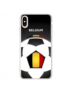 Coque iPhone XS Max Belgique Ballon Football - Madotta
