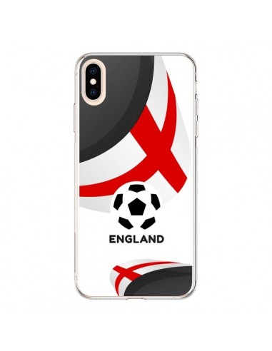 Coque iPhone XS Max Equipe Angleterre Football - Madotta