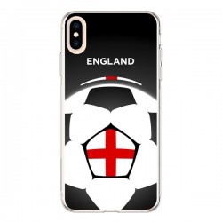 Coque iPhone XS Max Angleterre Ballon Football - Madotta