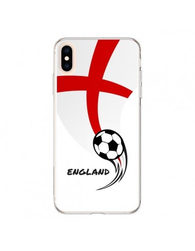 Coque iPhone XS Max Equipe Angleterre England Football - Madotta