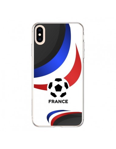 Coque iPhone XS Max Equipe France Football - Madotta