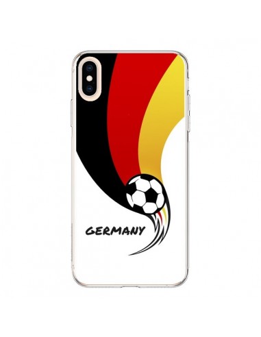 Coque iPhone XS Max Equipe Allemagne Germany Football - Madotta