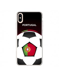 Coque iPhone XS Max Portugal Ballon Football - Madotta
