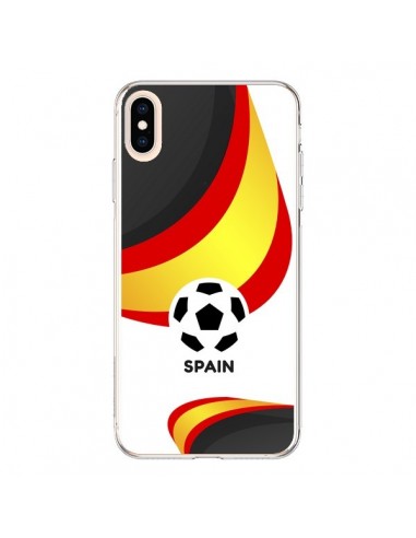 Coque iPhone XS Max Equipe Espagne Football - Madotta