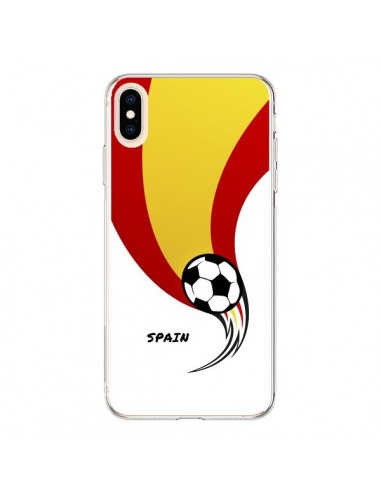 Coque iPhone XS Max Equipe Espagne Spain Football - Madotta