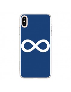 Coque iPhone XS Max Infini Navy Blue Infinity - Mary Nesrala