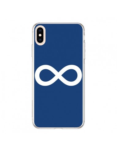 Coque iPhone XS Max Infini Navy Blue Infinity - Mary Nesrala