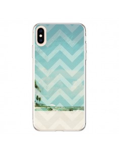 Coque iPhone XS Max Chevron Beach Dreams Triangle Azteque...