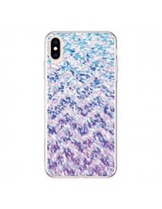 Coque iPhone XS Max Chevron Splash Triangle Azteque -...