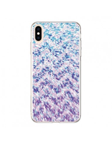 Coque iPhone XS Max Chevron Splash Triangle Azteque - Mary Nesrala