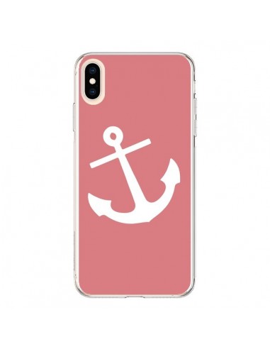 Coque iPhone XS Max Ancre Corail - Mary Nesrala