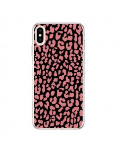 Coque iPhone XS Max Leopard Corail - Mary Nesrala