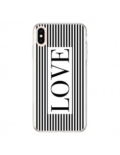 Coque iPhone XS Max Love Noir et Blanc - Mary Nesrala