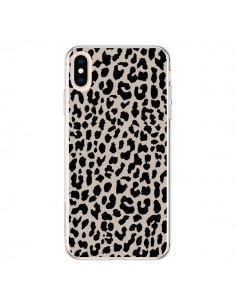 Coque iPhone XS Max Leopard Marron - Mary Nesrala