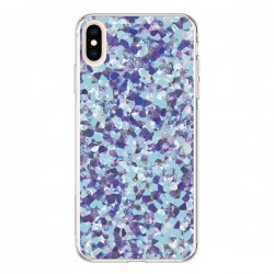 Coque iPhone XS Max Winter Day Bleu - Mary Nesrala