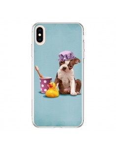 Coque iPhone XS Max Chien Dog Canard Fille - Maryline...