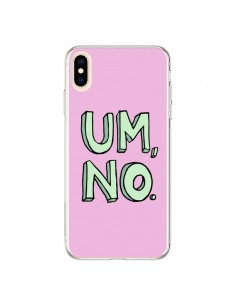 Coque iPhone XS Max Um, No - Maryline Cazenave