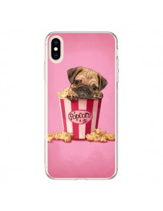 Coque iPhone XS Max Chien Dog Popcorn Film - Maryline...
