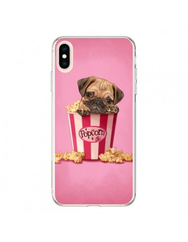 Coque iPhone XS Max Chien Dog Popcorn Film - Maryline Cazenave