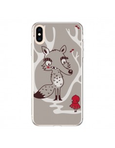 Coque iPhone XS Max Le Petit Chaperon Rouge Loup - Maria...