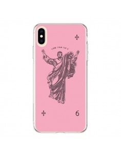 Coque iPhone XS Max God Pink Drake Chanteur Jeu Cartes -...
