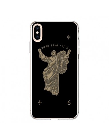 Coque iPhone XS Max God Black Drake Chanteur Jeu Cartes - Mikadololo