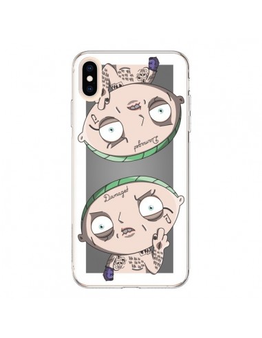 Coque iPhone XS Max Stewie Joker Suicide Squad Double - Mikadololo