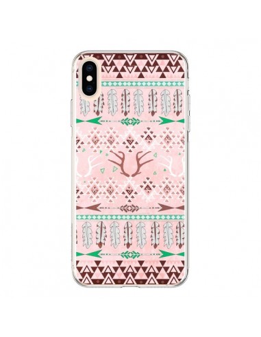 Coque iPhone XS Max Amadahy Cerf Azteque - Monica Martinez