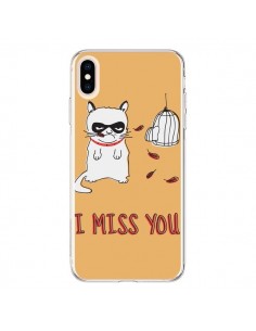 Coque iPhone XS Max Chat I Miss You - Maximilian San