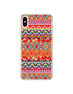 Coque iPhone XS Max India Style Pattern Bois Azteque -...