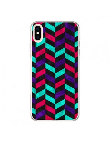 Coque iPhone XS Max Azteque Geometric Mundo - Maximilian San