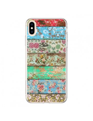 Coque iPhone XS Max Rococo Style Bois Fleur - Maximilian San