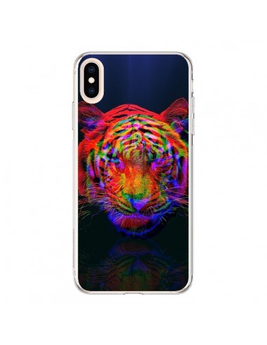 Coque iPhone XS Max Tigre Beautiful Aberration - Maximilian San