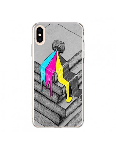 Coque iPhone XS Max Appareil Photo Bleeding Words - Maximilian San