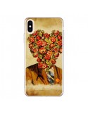 Coque iPhone XS Max Docteur Love Fleurs - Maximilian San