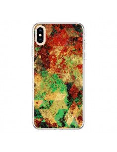 Coque iPhone XS Max Azteque Geometric Triangle -...
