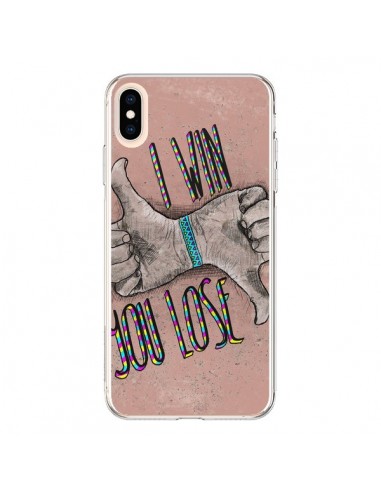 Coque iPhone XS Max I win You lose - Maximilian San