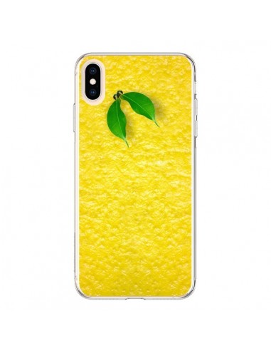 Coque iPhone XS Max Citron Lemon - Maximilian San