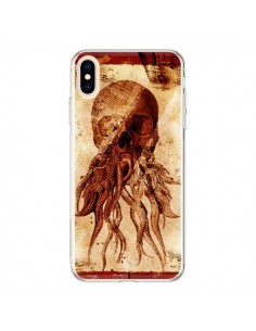 Coque iPhone XS Max Octopu Skull Poulpe Tête de Mort -...