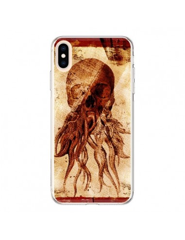 Coque iPhone XS Max Octopu Skull Poulpe Tête de Mort - Maximilian San